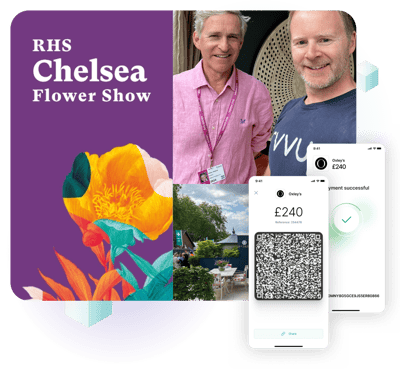 Take payments in store, showrooms, or exhibitions